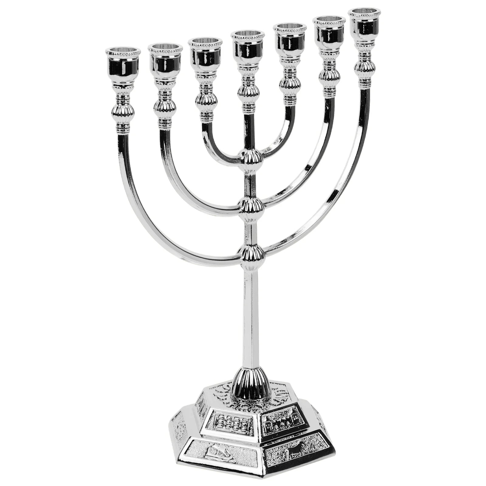 Vintage Menorah: Stylish Desktop Decor for Spiritual Ambiance