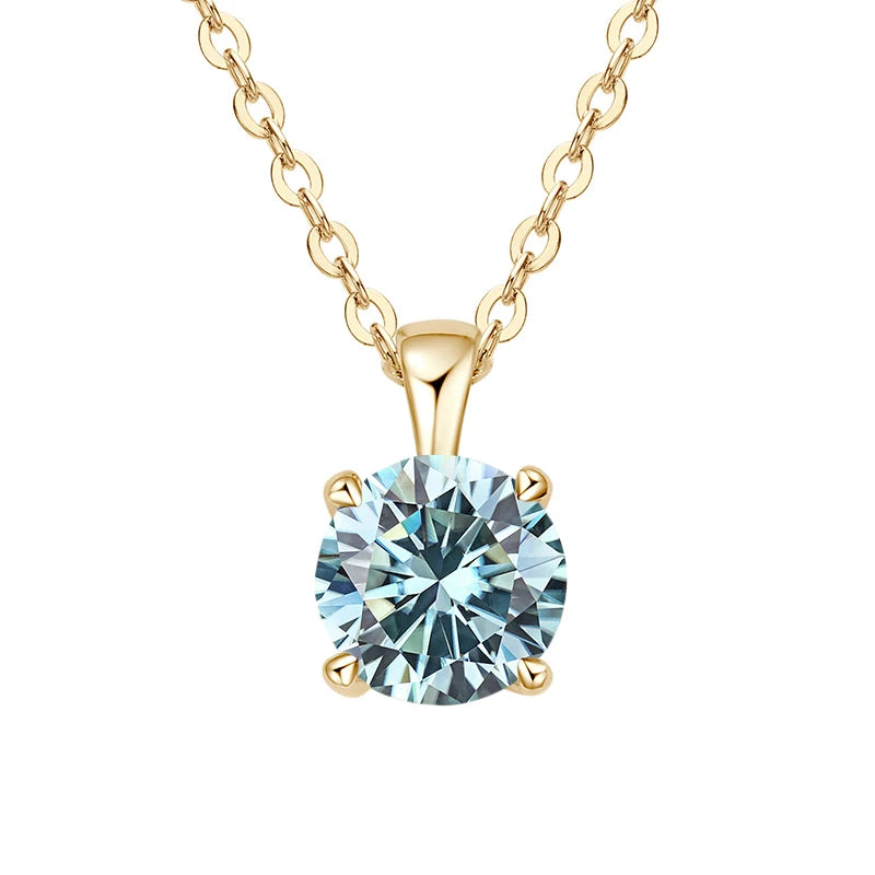 Celestial Charm: Dazzling Moissanite Necklace for Every Occasion