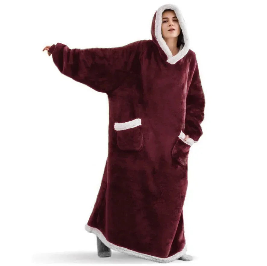 Extra Length Hooded Blanket: Experience Comfort Like Never Before