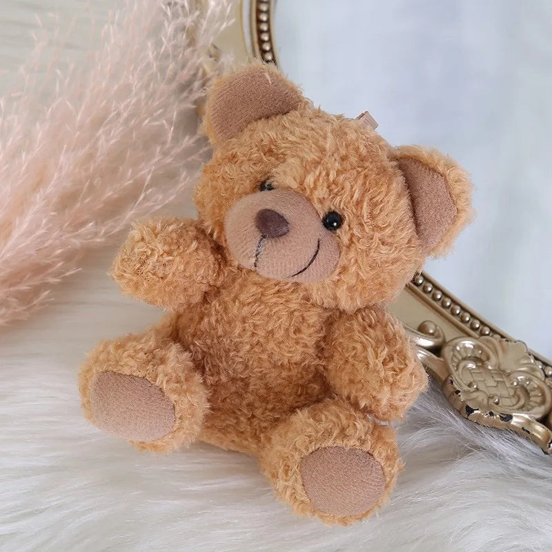 Adorable Teddy Companion: Charming Plush Keychain for All Occasions