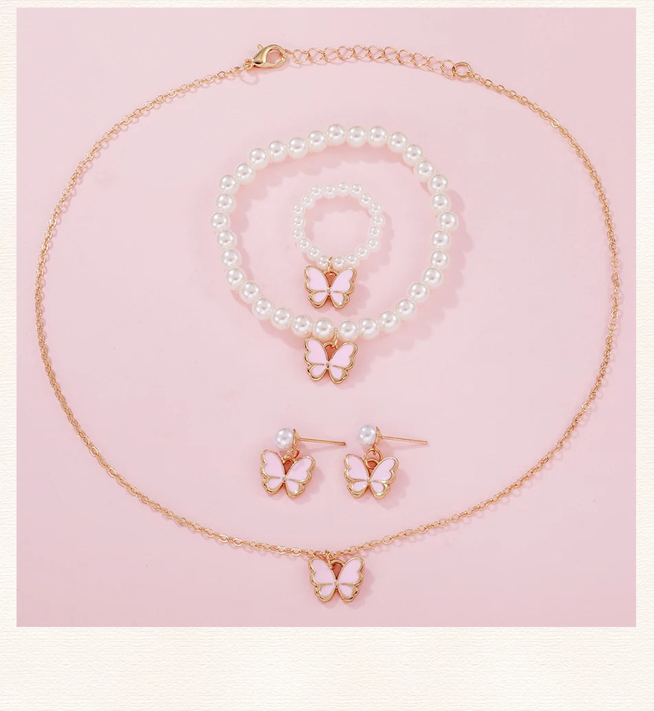 Butterfly Charm: Stylish Women’s Watch Set