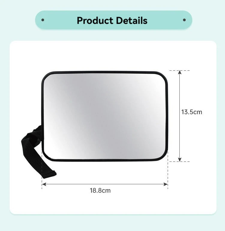Universal Car Rearview Baby Mirror: Safety Monitor for Child Seating