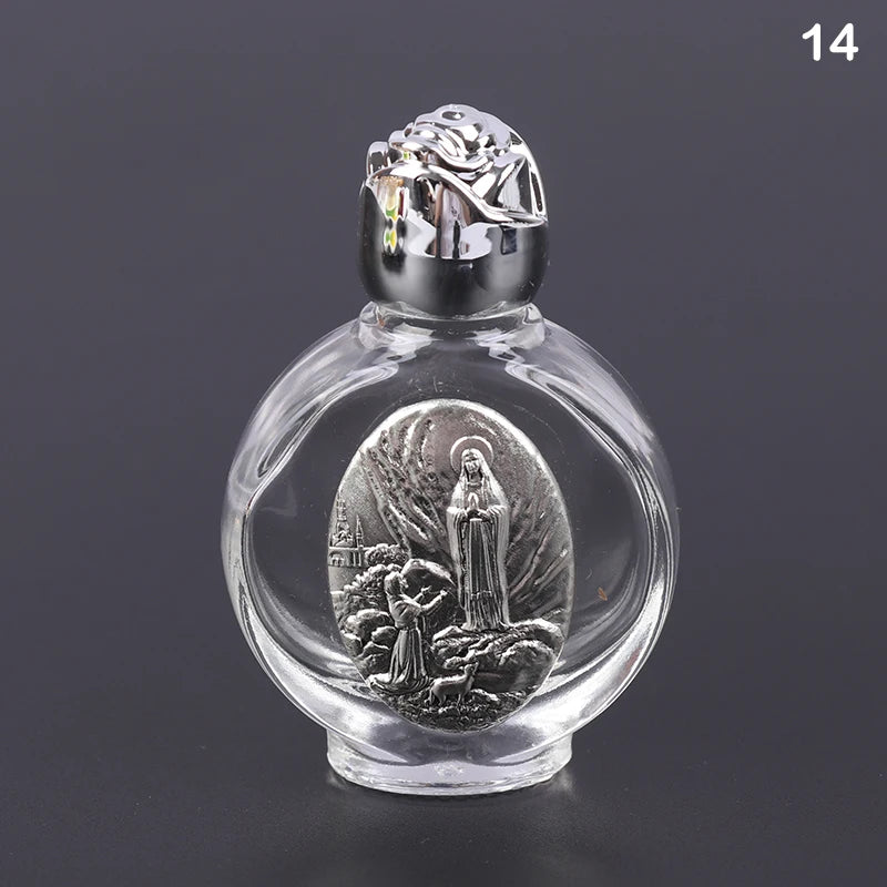 Divine Water Vessel: Holy Water Bottle for Blessings and Faith