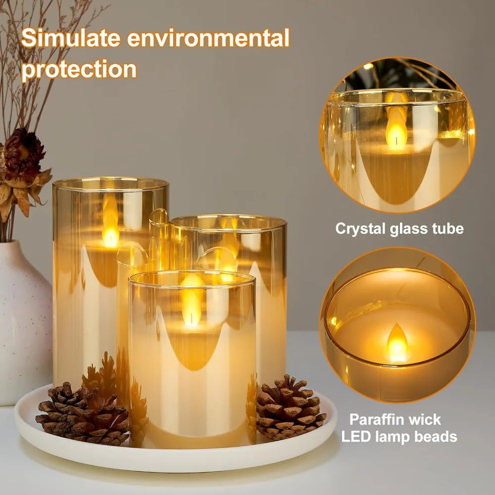 Remote-Controlled LED Candles: Effortless Ambiance for Celebrations