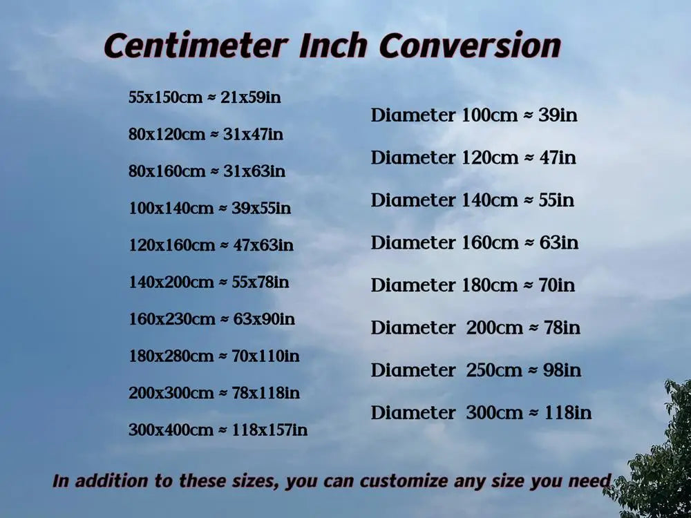 Luxury Wabi Sabi Style Rug: Non-Slip Round Carpet for Home Decor