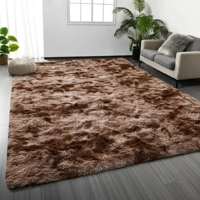 Fuzzy Area Rug for Versatile Living: Create a Warm and Inviting Atmosphere