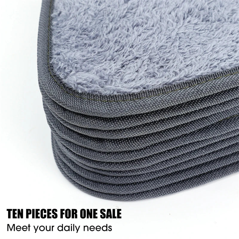 Replacement Cleaning Cloths: Large Microfiber Pads for Dust-Free Surfaces
