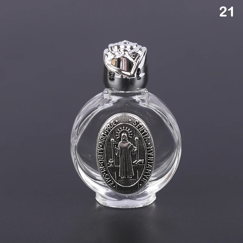 Divine Water Vessel: Holy Water Bottle for Blessings and Faith