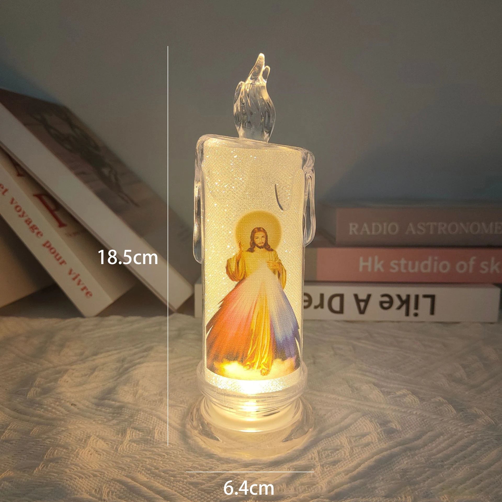 Faithful Light Source: LED Candle for Spiritual Reflection