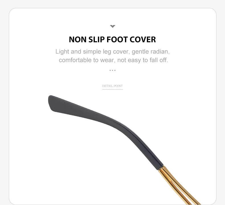 Unisex Leopard Rimless Sunglasses: Stylish Eye Protection with UV400 Lenses