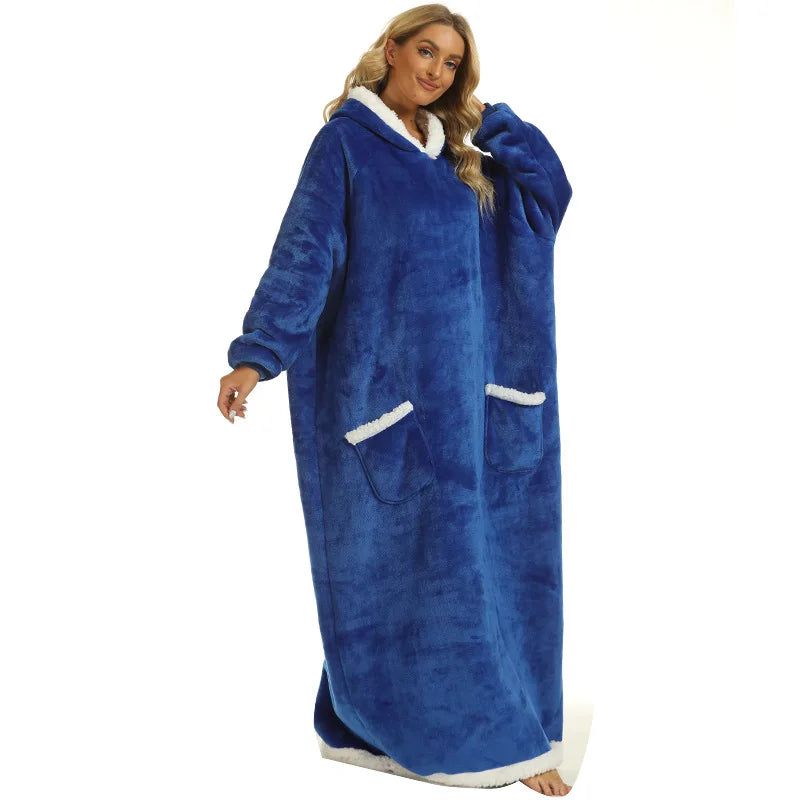 Extra Length Hooded Blanket: Experience Comfort Like Never Before