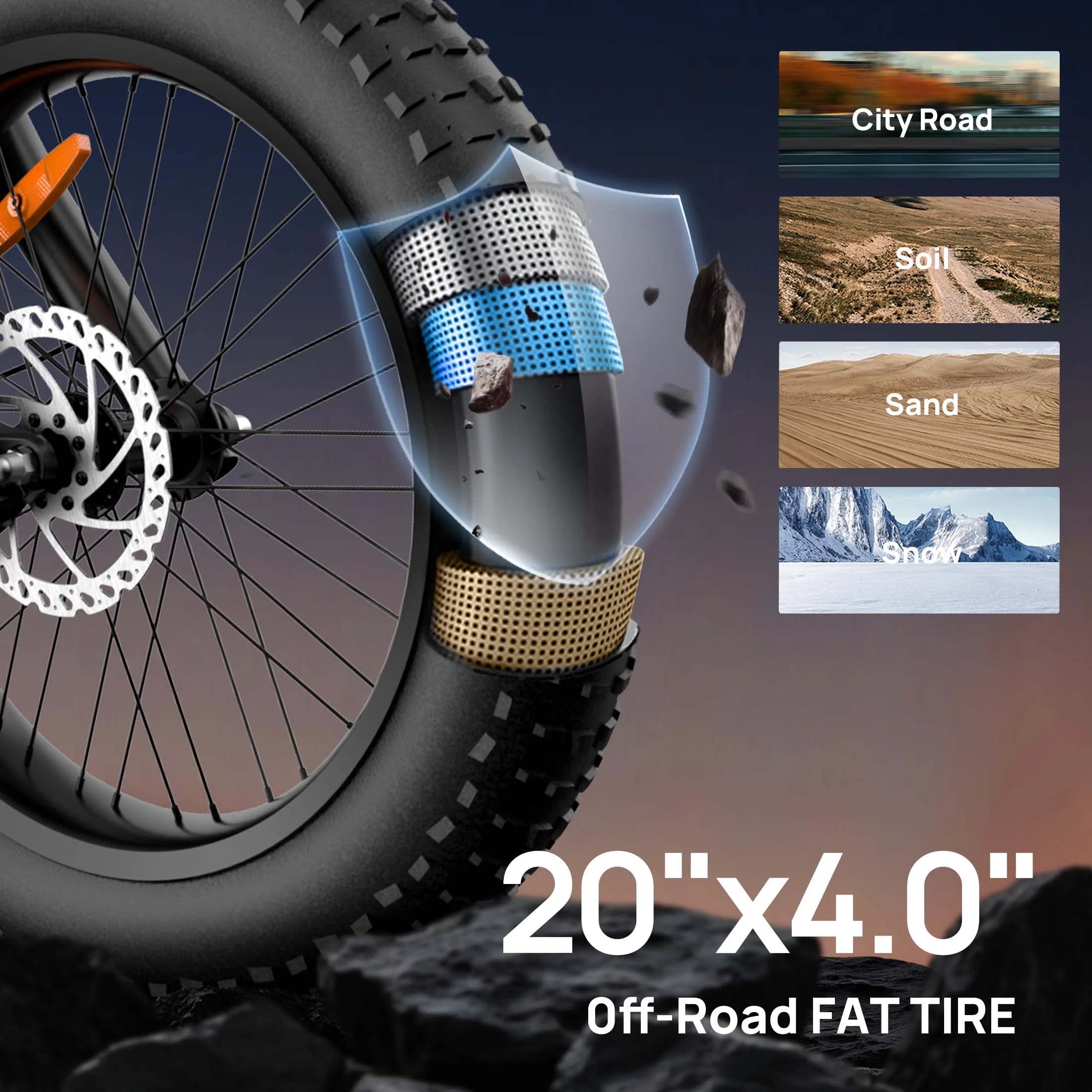 Ultimate Adventure E-Bike: Conquer Any Terrain Effortlessly