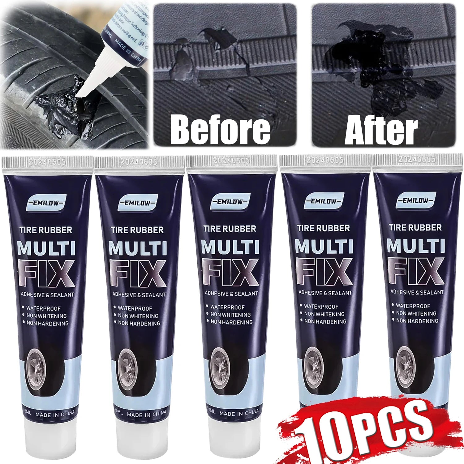 Quick Fix: Effective Tire Repair Glue for Cars, Motorbikes, and Bicycles