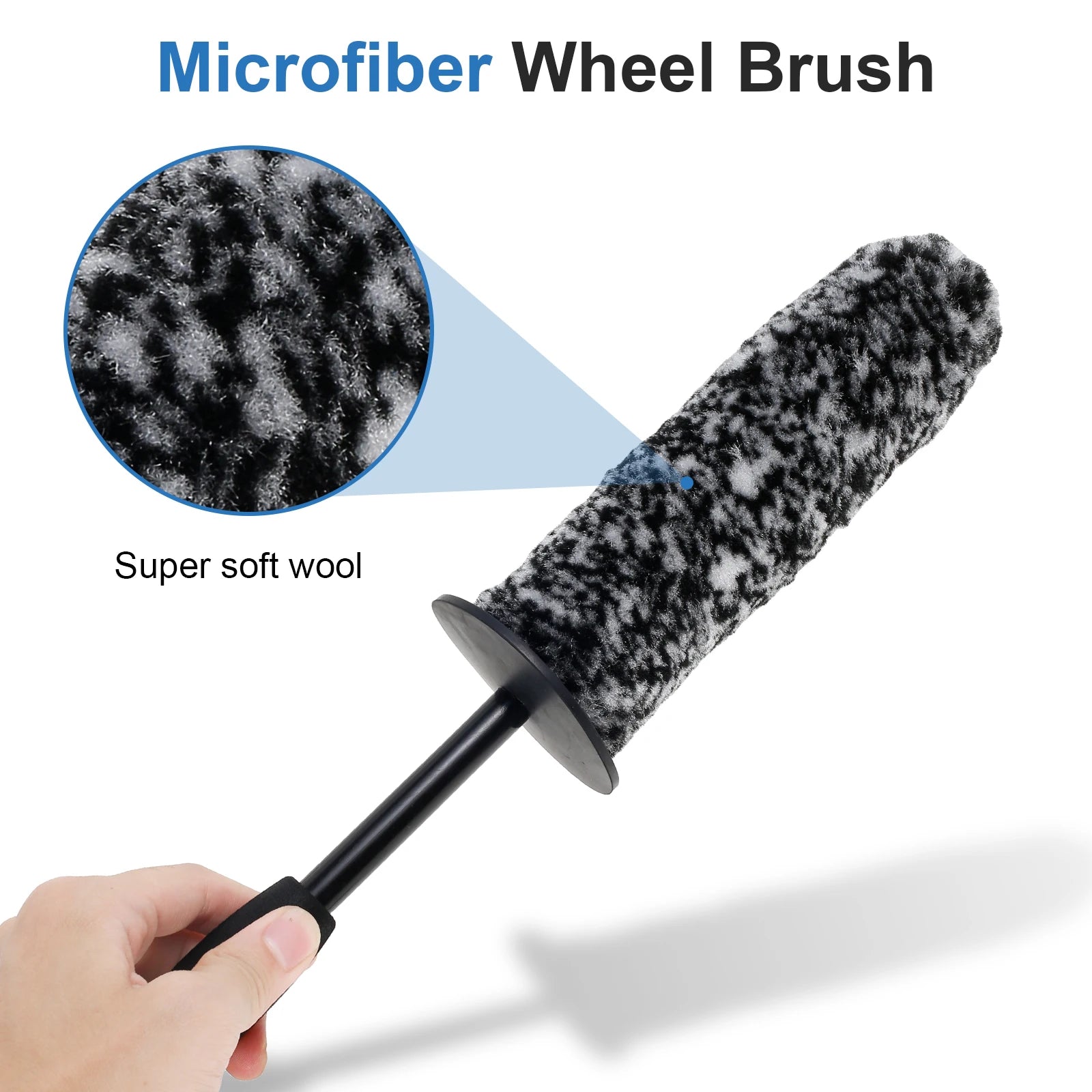 Ultimate Clean: 3/1 Pcs Car Wheel Detailing Brush Set