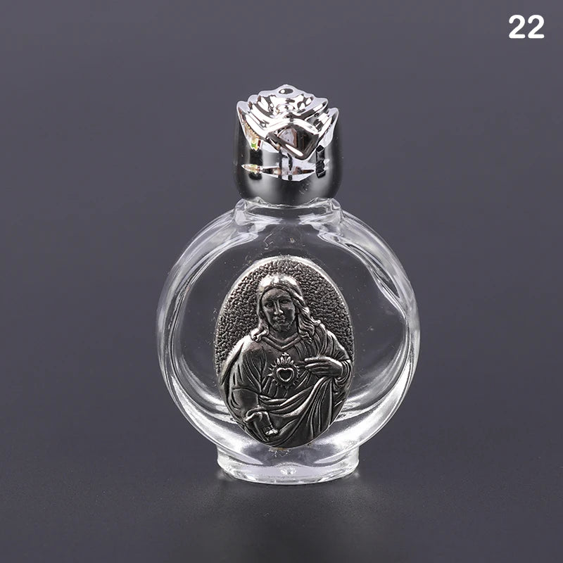 Divine Water Vessel: Holy Water Bottle for Blessings and Faith