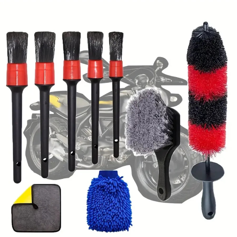 FlexiClean Kit: Comprehensive Brush Set for All Your Vehicle Needs
