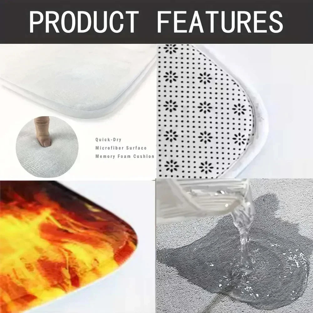 Guitar Entrance Rug: Non-Slip Mat for Doorways and Entryways