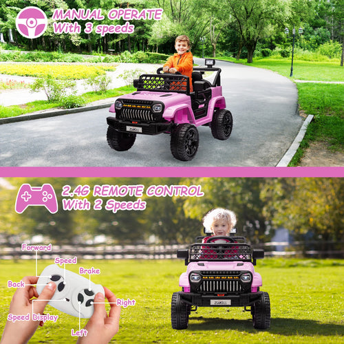 12V Ride-On Car for Kids: Battery-Powered Electric Vehicle with Remote Control