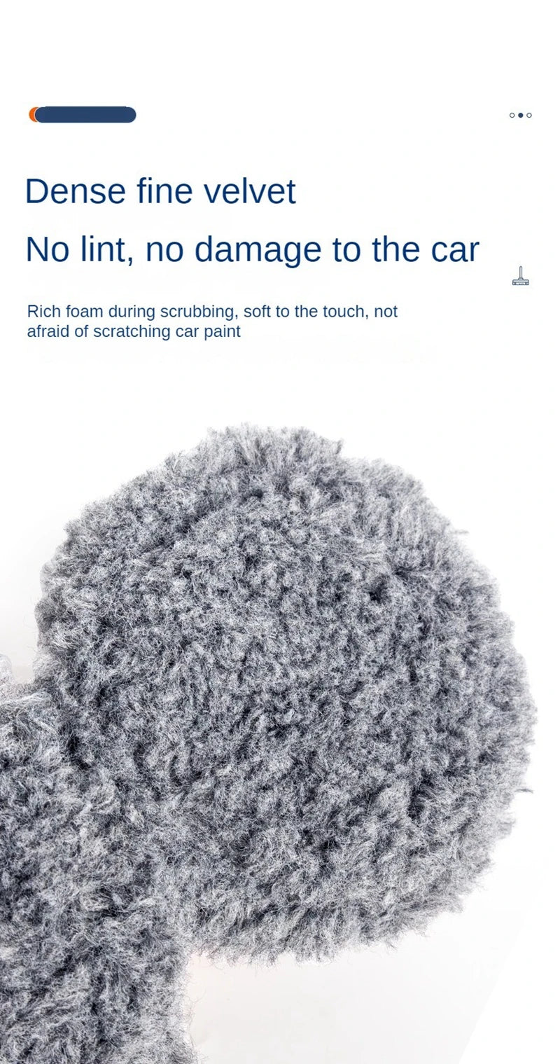 Telescopic Car Wash Mop: Three-Section Design for Roof and Window Maintenance