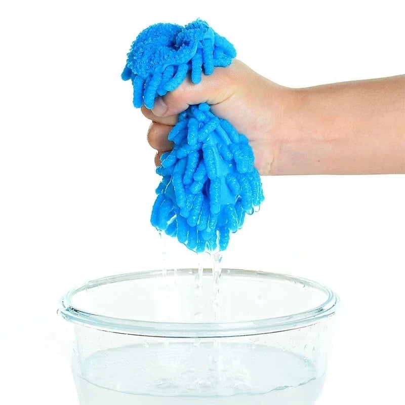 Gentle Touch: Premium Microfiber Car Cleaning Gloves for a Flawless Finish