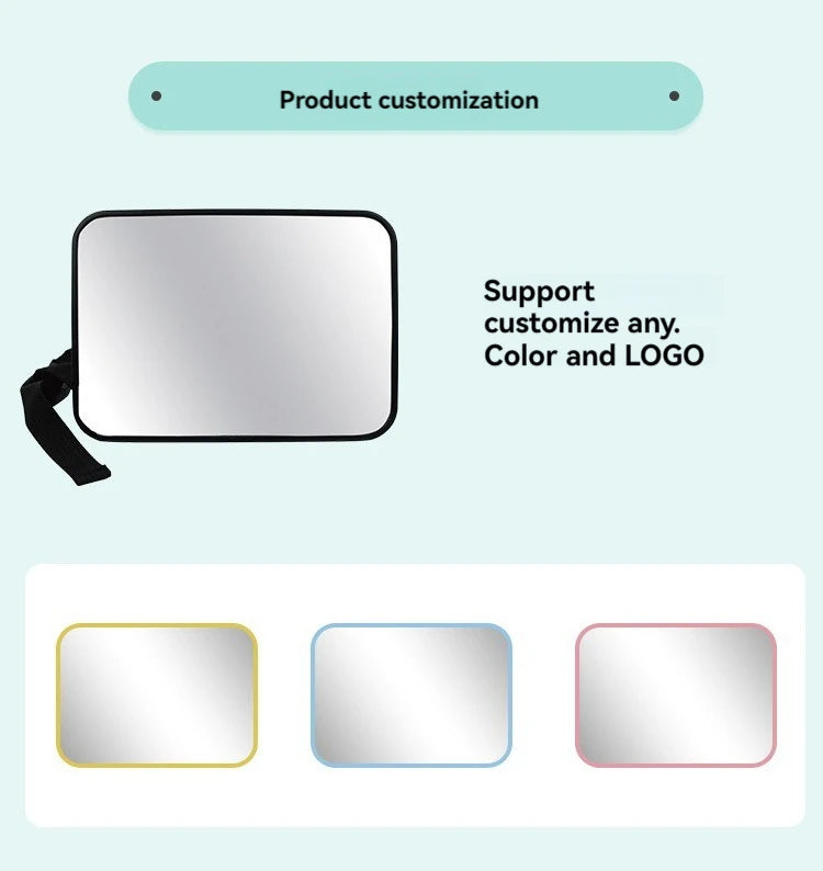 Universal Car Rearview Baby Mirror: Safety Monitor for Child Seating