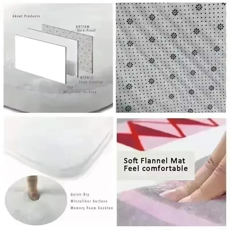 Striped Bohemian Carpet: Ideal for Bedrooms, Entryways, and Doorways