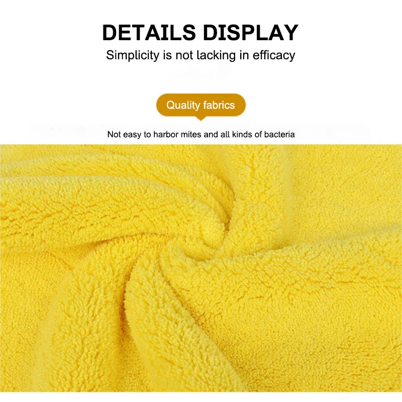 Premium Car Wash Towel: Absorbent Microfiber Detailing Cleaning Cloth