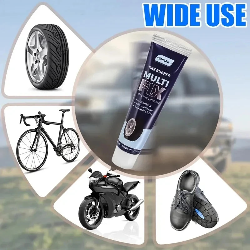 Quick Fix: Effective Tire Repair Glue for Cars, Motorbikes, and Bicycles