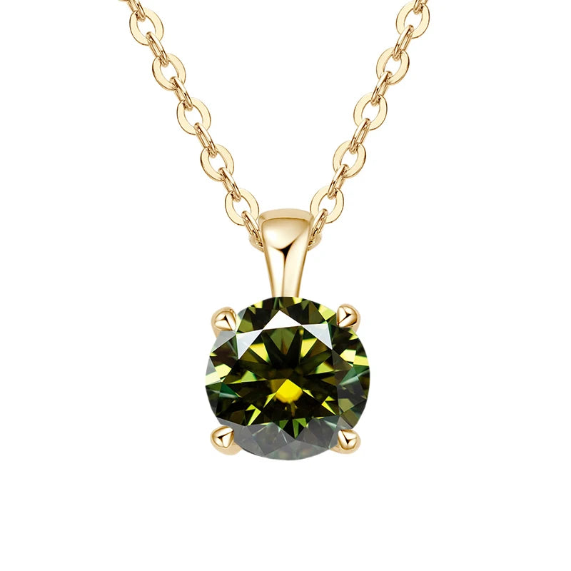 Celestial Charm: Dazzling Moissanite Necklace for Every Occasion