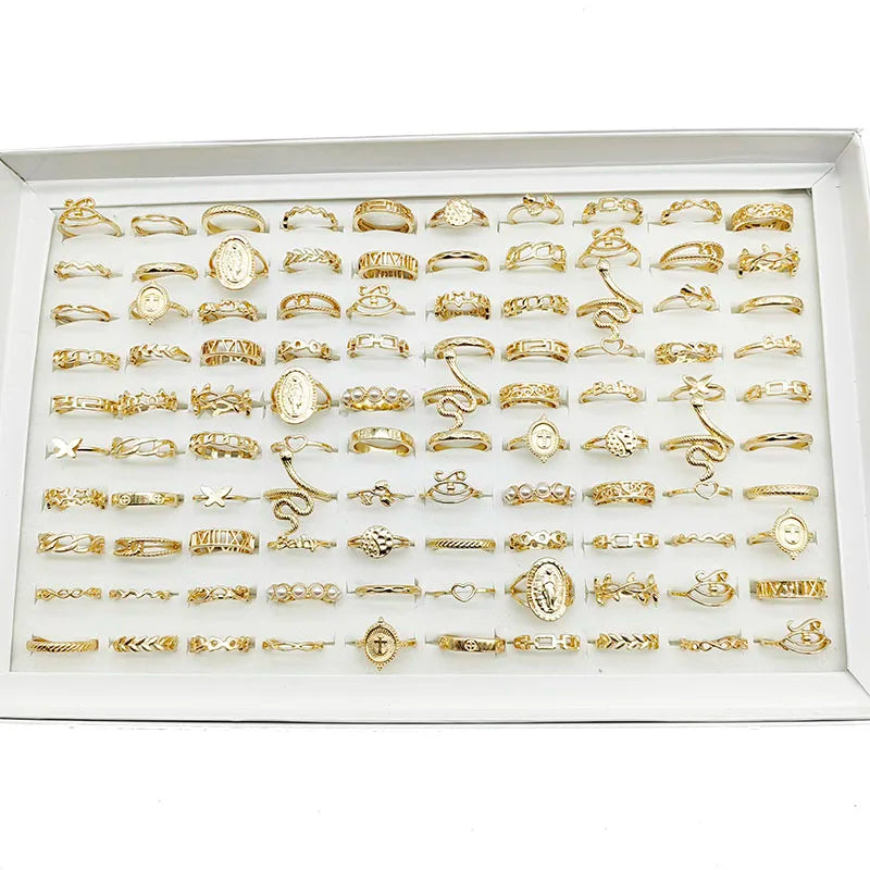 Whimsical Jewelry Set: 30-Piece Assorted Rings for Fashion-Forward Women