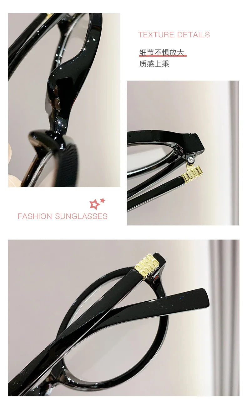 Oval Frames for Myopia: Color-Changing Eyeglasses that  reduce eye strain and fatigue