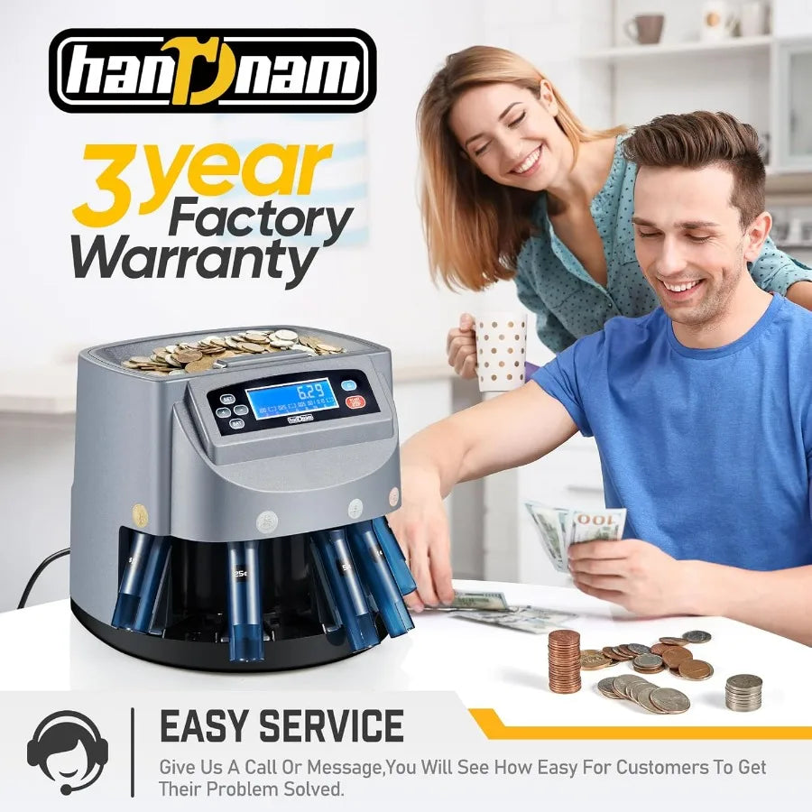 High-Speed Coin Sorting Tool: Perfect for Retail Efficiency