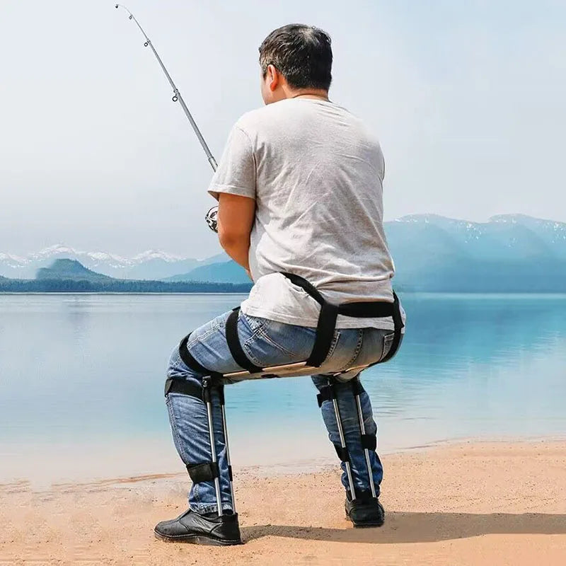 Portable Invisible Seat Exoskeleton: Comfort and Convenience for Outdoor Enthusiasts