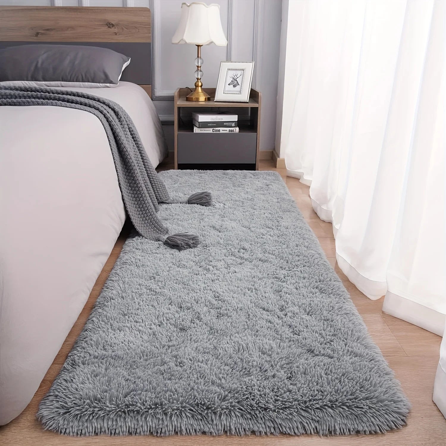 Ultra-Soft Plush Bedroom Rug: Elevate Your Space with Vibrant Colors