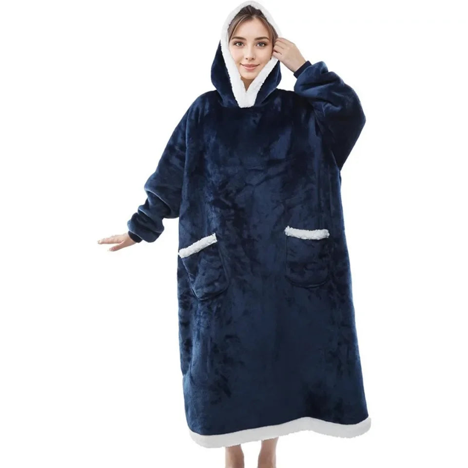 Wearable Fleece Blanket Pajamas: Cozy Up in Style This Winter