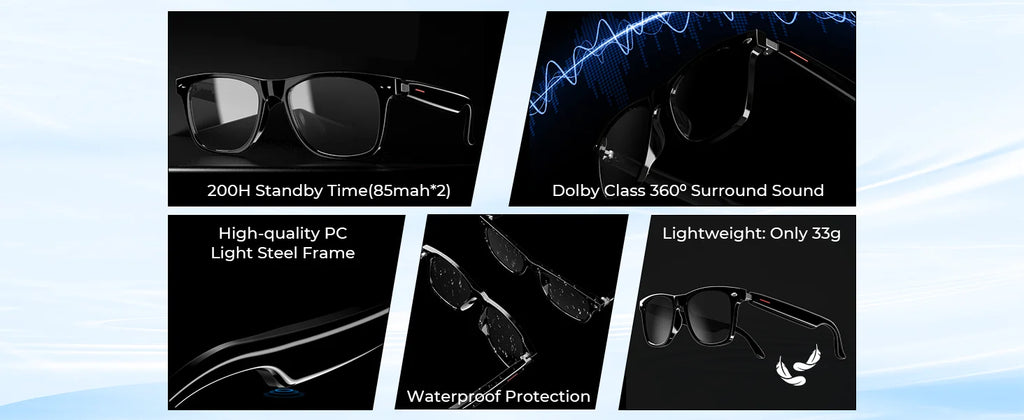 Connected Eyewear: Real-Time Translation & Music Sunglasses