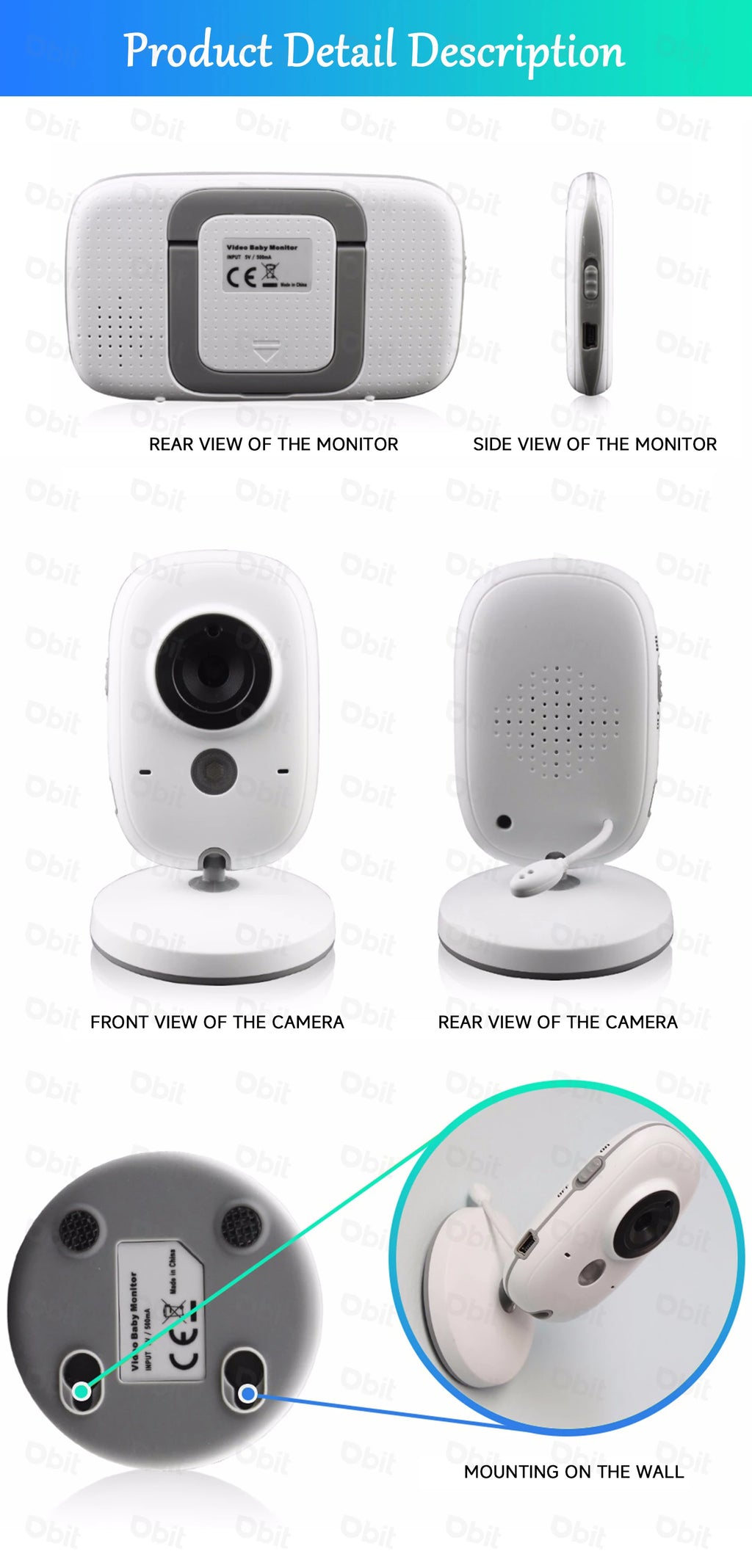 All-Around Surveillance: 360° Motion Detection Camera with Night Vision
