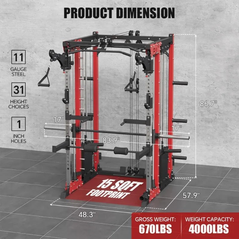 Ultimate Power Training Station: Build Strength at Home