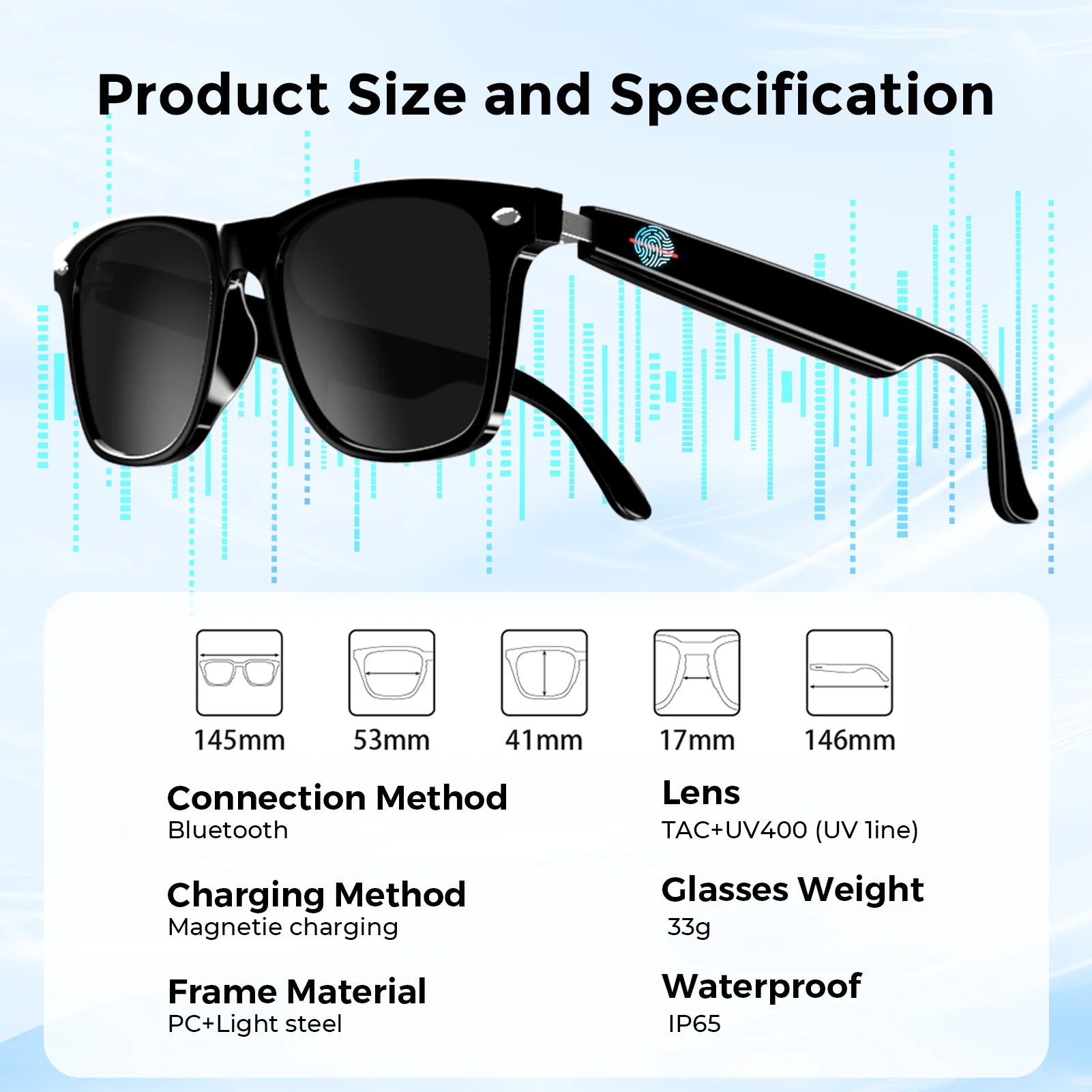 Connected Eyewear: Real-Time Translation & Music Sunglasses