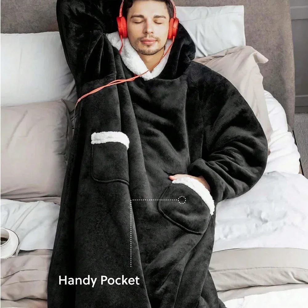 Wearable Fleece Blanket Pajamas: Cozy Up in Style This Winter
