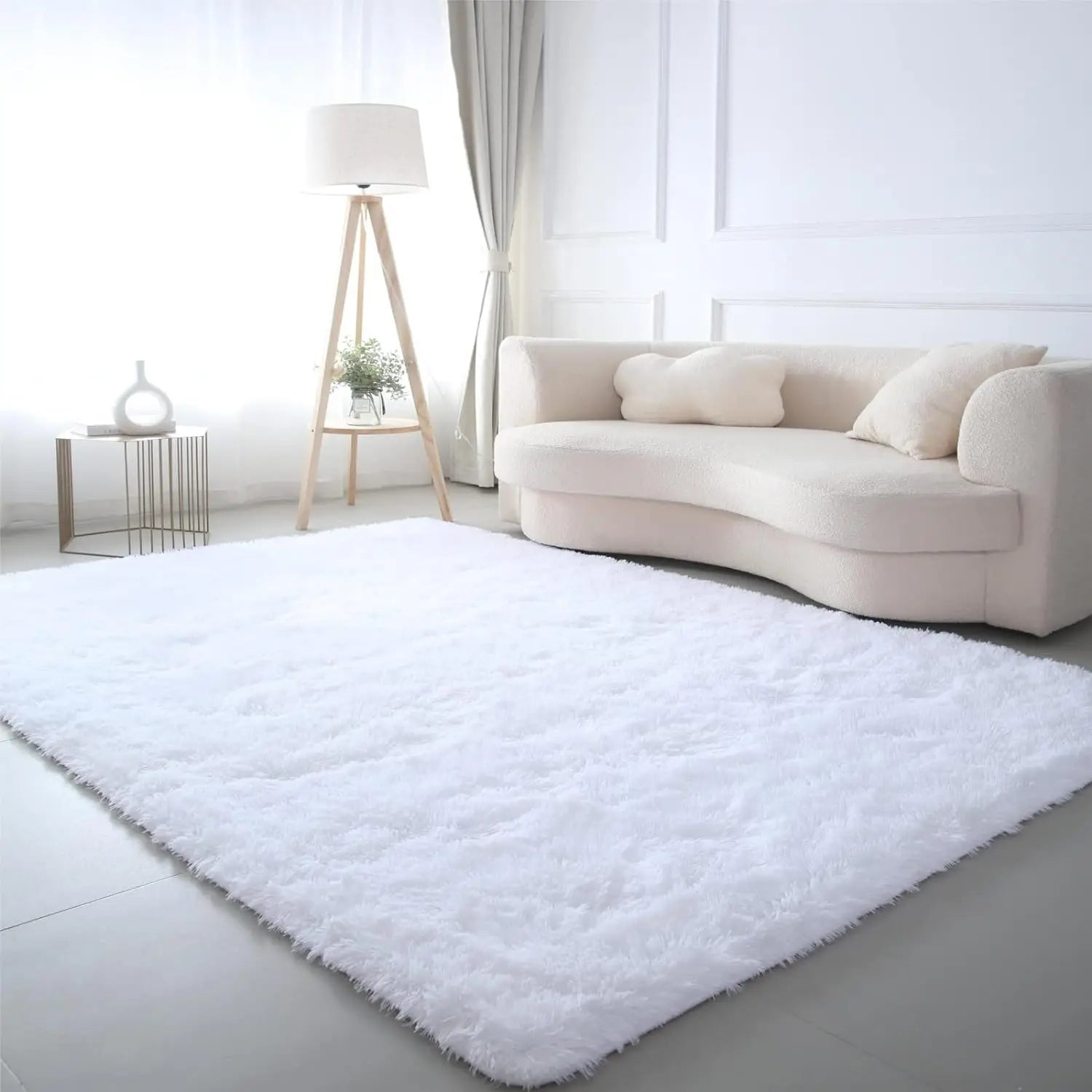 Luxurious Soft Area Rugs: Fluffy Rugs for Elegant Room Decor