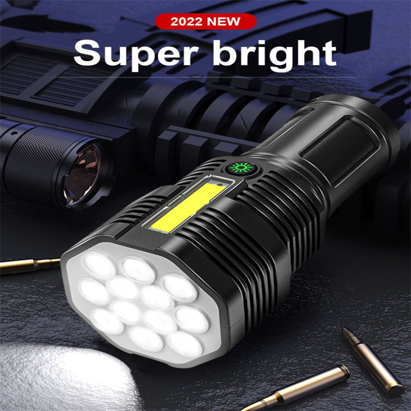 Potente linterna de 12 LED: luz de emergencia versátil para cualquier situación