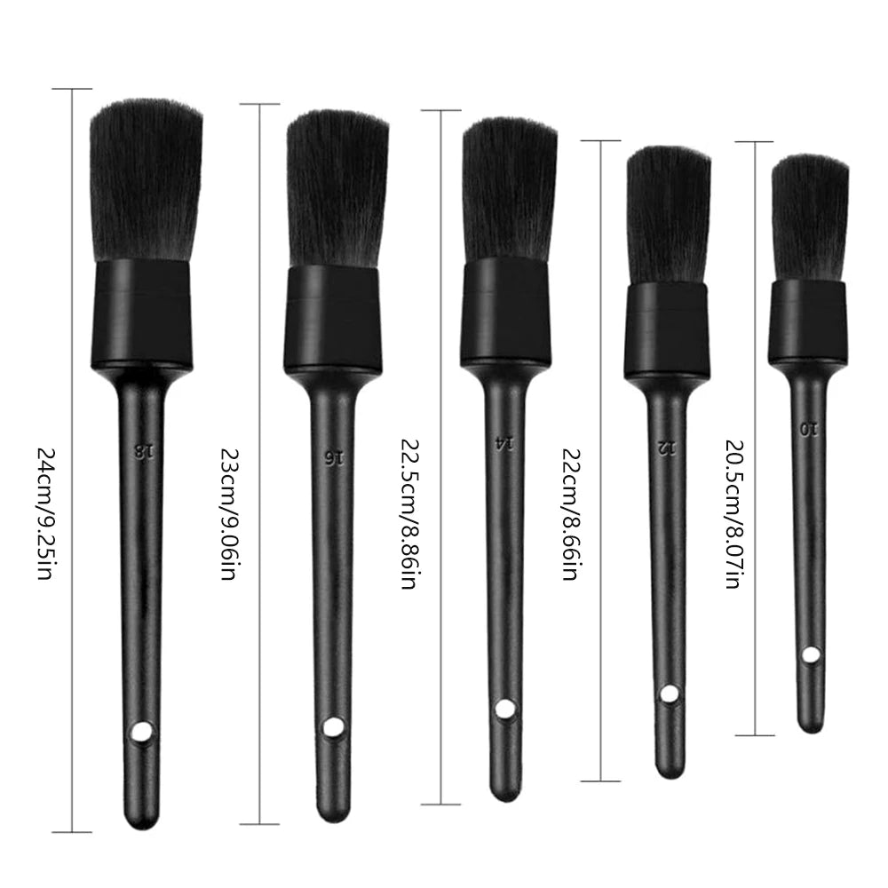 Ultimate Clean: 3/1 Pcs Car Wheel Detailing Brush Set
