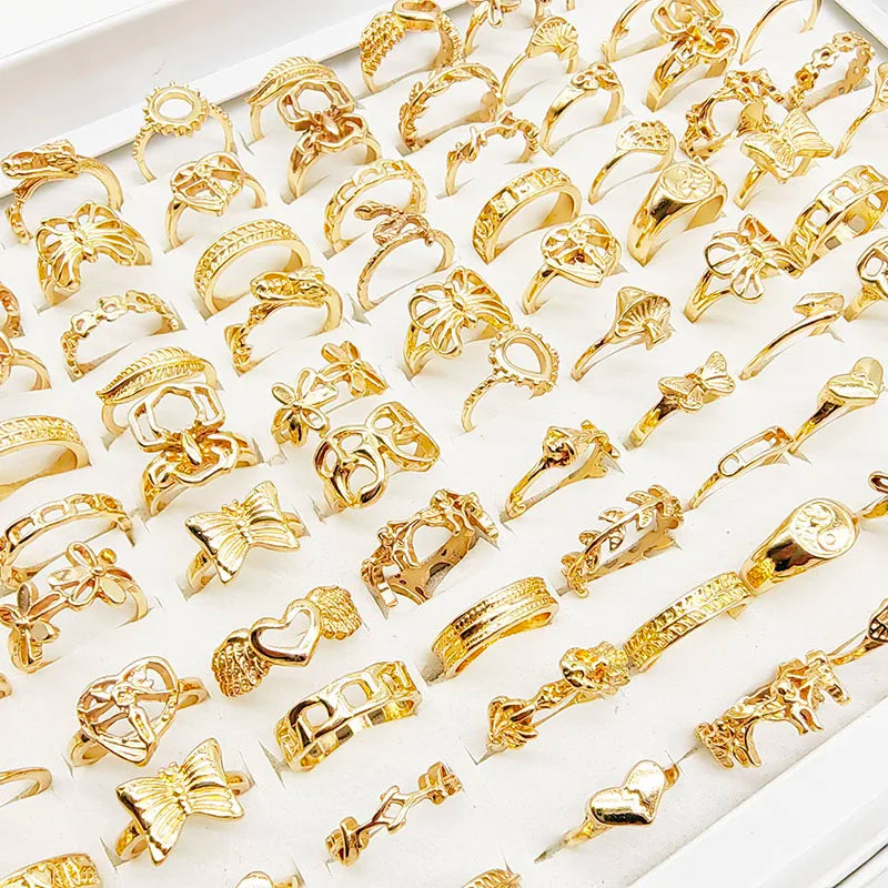 Whimsical Jewelry Set: 30-Piece Assorted Rings for Fashion-Forward Women