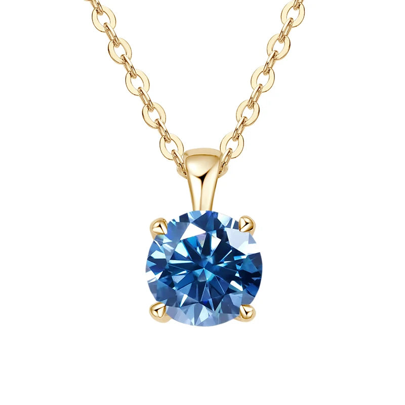 Celestial Charm: Dazzling Moissanite Necklace for Every Occasion
