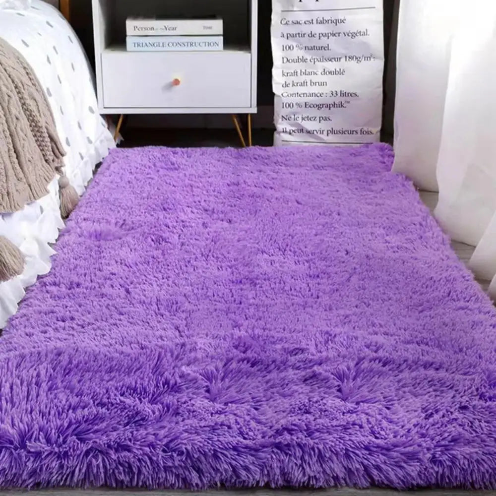 Solid Color Bedside Rug: Embrace Warmth and Style in Your Home