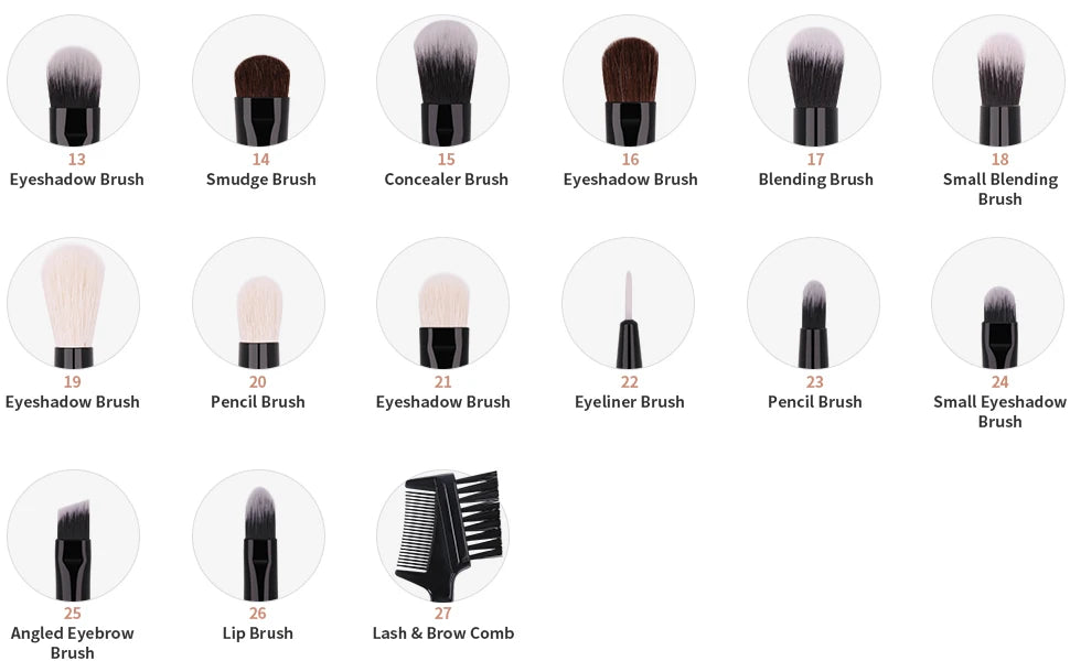 GlamBrush Collection: Professional Makeup Brush Set for Flawless Application
