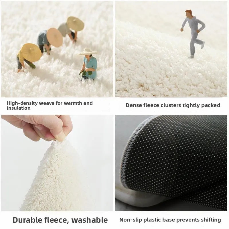 Flower Carpet: Modern Simple Mat for Bedrooms