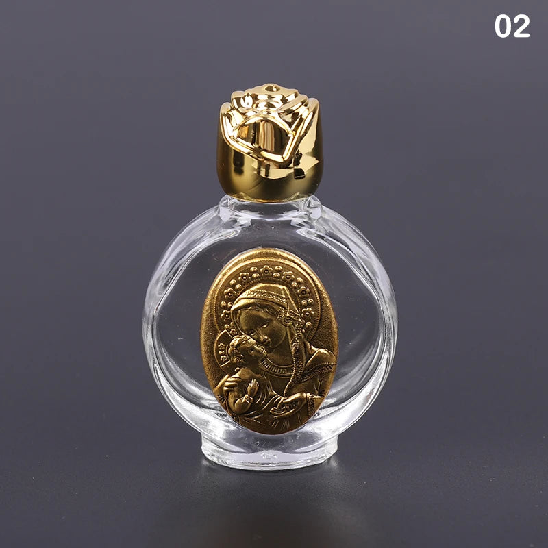Divine Water Vessel: Holy Water Bottle for Blessings and Faith