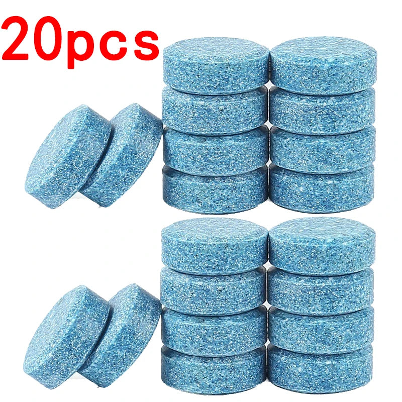 Effervescent Clean: Powerful Car Windscreen Cleaning Tablets